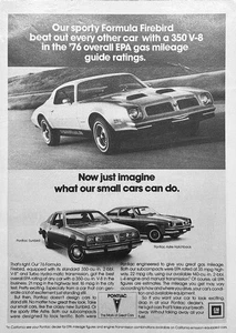 1976 Classic Pontiac Formula Firebird - Vintage Ad #A220 - Picture 1 of 1