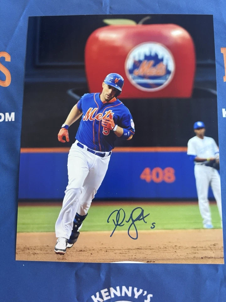 纽约大都会队 All Time Great David Wright 亲笔签名 11x14 照片蓝色 Sharpie — 第 1/1 张图片