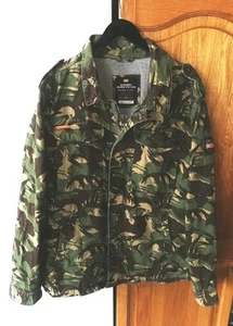 Superdry Mens Cotton Jacket Rookie Edition 3XL XXXL Camoflage Excellent - Picture 1 of 9