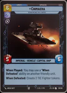Star Wars Unlimited - Chimaera (Reinforcing the Center) - Standard - Picture 1 of 2