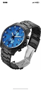 Invicta Specialty 34033 Men's Round Black Ion Plated Chronograph Date Watch🔵🚔 - Picture 1 of 5