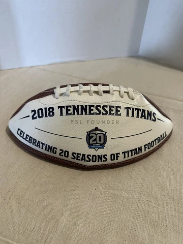 Tennessee Titans 2018 Celebrating 20 Seasons Ticket Member Football Cover