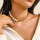 Mode Schlangen-Knochen kette Imitation Perle Vielseitige Halskette
