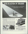 Seen in action by 200,000! Smith-Corona Super-Speed Typewriter ad 1948