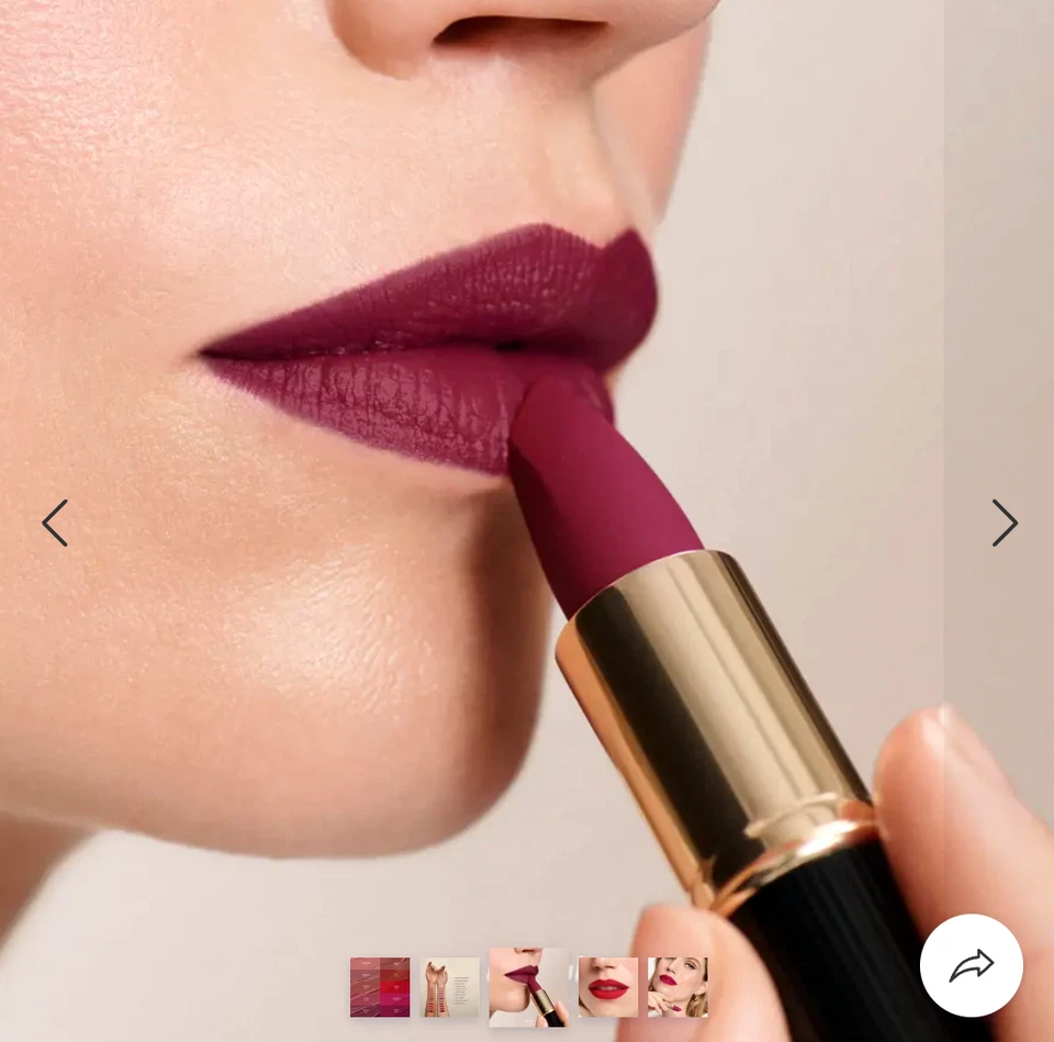 ORIFLAME GIORDANI ORO ICÓNICO LÁPIZ LABIAL MATE SPF 15 # ELEGANTE MALVA 3,8 g NUEVO Foto 1 de 4