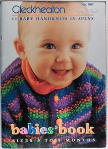Cleckheaton Babies Book 907  10 Baby Handknits in 8 Plys - Babies Book - Bild 1 von 2