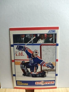 Bill Ranford 🏆1990-91 Score Stopper #345 NHL Ice Hockey Card🏆FREE POST - Picture 1 of 2