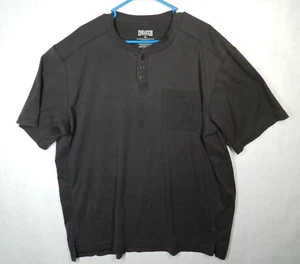 Duluth Trading Company Herren Henley Long-Tail Kurzarm Tasche grau XL - Bild 1 von 5