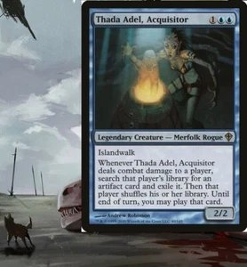 Thada Adel, Acquisitor Commander Deck Artifact THEFT Magic EDH Ready-to-Play - Picture 1 of 12