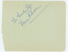 Autographed Album Page British Actress Flora Robson