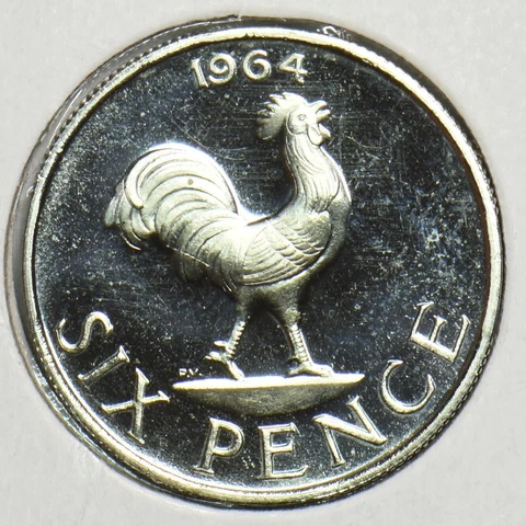 Malawi 1964 6 Pence Rooster animal 153345 combine shipping Cover