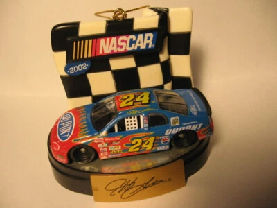 De colección NASCAR 2002 Jeff Gordon #24 Dupont adorno de Navidad Foto 1 de 4