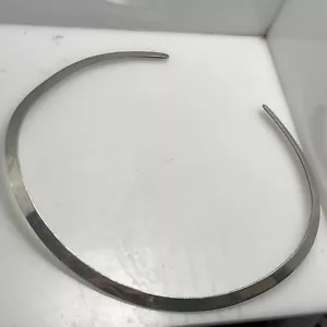 925 Sterlingsilber Choker Flachkragen Halskette 5,50mm hochpoliert blbx - Bild 1 von 4