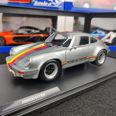 AUTO SOLIDA PORSCHE 911 RSR KREMER RALLY 1973 1:18 NUOVA SCATOLA S1801120 - Immagine 1 di 4