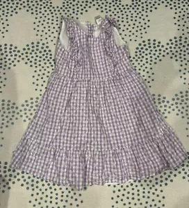 Gymboree Purple Gingham Dress Sz 8 EUC - Picture 1 of 3