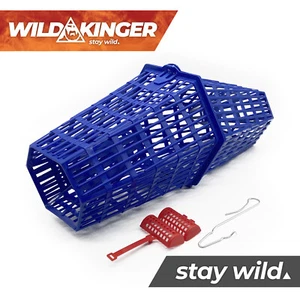 🦀 WILDKINGER 🦀 Krebskorb Krebsreuse Krebsfalle fish crab trap Köder Korb NEU - Bild 1 von 9