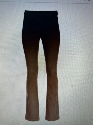 BOSTON APROPIADO -NUEVO CON ETIQUETAS-Pantalón Mini Bootcut de Gamuza Imitación Cinco Bolsillos-Mediano Foto 1 de 3