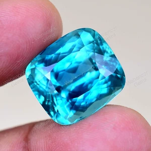 31,1 quilates parte bicolor natural cojín impecable piedra preciosa suelta certificada - Imagen 1 de 4