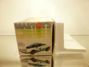 MARTOYS 0135 BOX for LANCIA STRATOS ALITALIA #14 - 1:24 - ONLY BOX + PEDESTAL - Picture 1 of 12