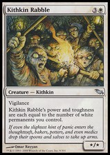 Magic the Gathering MTG Kithkin Rabble (9) Shadowmoor   LP