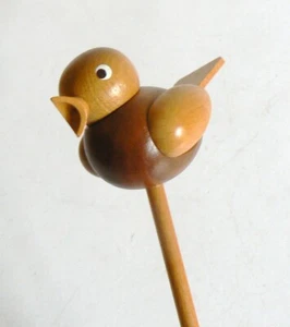 VOGEL BLUMENTOPF-STECKER GARTENSTECKER ERZGEBIRGE CHRISTIAN ULBRICHT - Bild 1 von 7