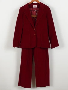 Vintage 70s Levis Women's Corduroy Suit Set Skirt Jacket Pants Size 12 Medium - Picture 1 of 24