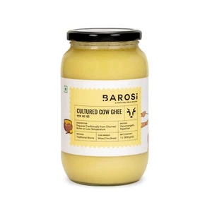 Barosi Premium Cultured Desi Cow Ghee 1 Litre | Vedic Bilona Method - Picture 1 of 5