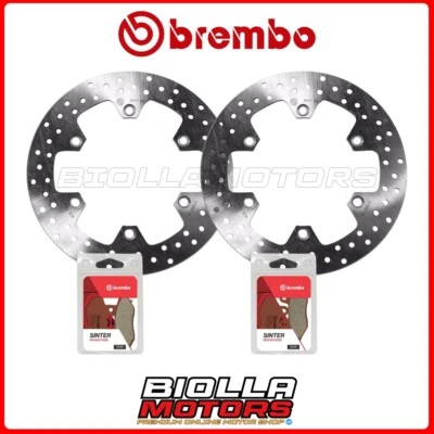 KIT PASTIGLIE + DISCHI BREMBO TRIUMPH TIGER 885 900 1997 ANTERIORE [SD - SD - Fi Foto 1 de 4
