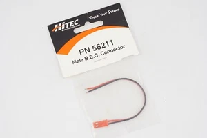 Hitec 56211 Male Bec Connector Modeling - Picture 1 of 1