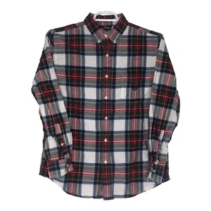 Chaps Herrenhemd mehrfarbig kariert, Langarm, Button Down Kragen, Größe M - Bild 1 von 9