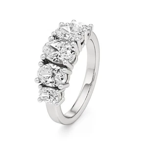 2.00 CT Oval Lab Grown Diamond Engagement Ring IGI Certified VS1 14k Yellow Gold - Picture 1 of 23