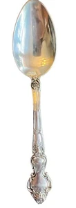 Wallace Meadow Rose Sterling Silver Teaspoon- No Monograms. 1907 - Picture 1 of 7