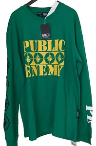 PUBLIC ENEMY OFFICIAL Long Sleeve T-shirt Ltd Edit Size M pit to pit 22”x28”Long - Picture 1 of 8