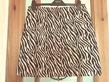Leopard Animal Print Mini Skirt Size 10 BRAND NEW WITH TAGS