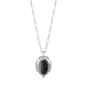 Georg Jensen Sterling Silver Pendant of the Year with Black Onyx - Heritage 2017 - Picture 1 of 1