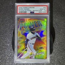 2000 Topps Chrome #P5 Barry Bonds (POWER•PLAYER)   REFRACTOR•PSA 10 GEM/MINT