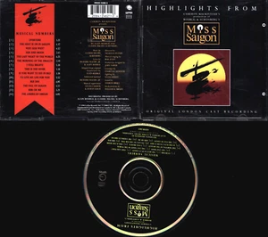 CD MISS SAIGON HIGHLIGHTS ORIGINAL LONDON CAST RECORDING - Picture 1 of 1