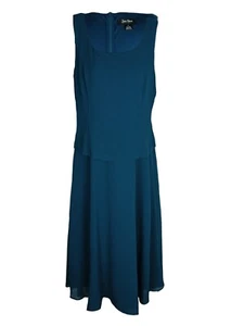 Vestido para mujer Jessica Howard sin mangas de gasa - pavo real -12 - Imagen 1 de 2
