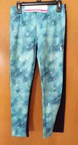 Blue Dyed UNICORN & Solid Black~2 pk. Leggings~Girls Sizes~~NEW w/tags - Picture 1 of 2