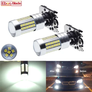 2Pcs Error Free PH16W Auto LED Bulbs Car Backup Reverse Light Lamp 3030 66SMD - Bild 1 von 6