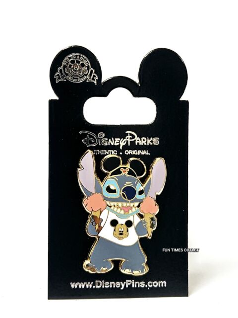 Disney Lilo & Stitch Boba Stitch Enamel Pins 1.4” W