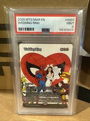 MTG - Marvel's Spider-Man - Wedding Ring (borderless) #0007 - PSA 9 - Image 1 of 2