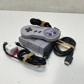 Nintendo Super NES Classic Edition Mini Console Controller HDMI Cables Bundle