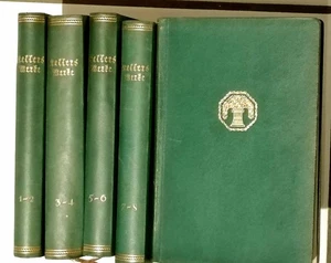 Gottfried KELLER`s Werke in 5 LEDER-Bänden 1921 Prachtausgabe KOMPLETT ! - Bild 1 von 1