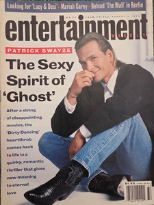 Vintage Magazine Entertainment Weekly Aug 3 1990 Patrick Swayze Cover - Picture 1 of 1