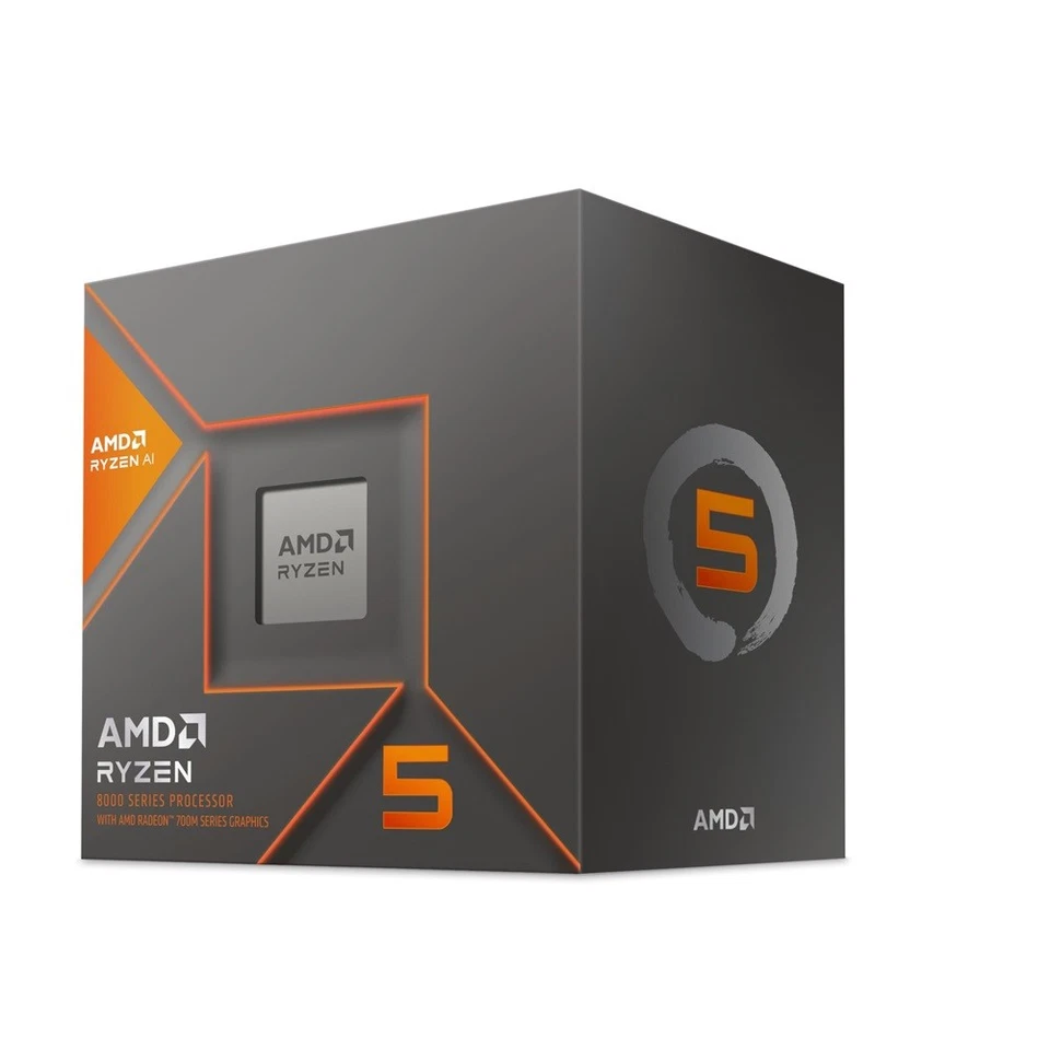 Procesador AMD Ryzen 5 8600G 6 núcleos 4,3 GHz OC AM5 en caja con enfriador 100100001237CAJA Foto 1 de 1