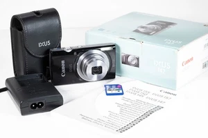 Canon IXUS 147 16.0MP Digitale Kompaktkamera - Schwarz - Originalverpackt mit Zubehör - Bild 1 von 6