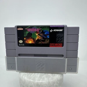 Gradius III (Super Nintendo SNES, 1991) Authentic Tested Working W Dust Cover - Picture 1 of 9