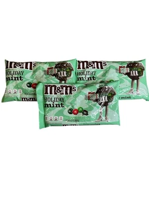 3X Bolsas 9.2 OZ M&M's COMO NUEVO CHOCOLATE NAVIDAD VACACIONES CARAMELO 07/2026 Rojo/Verde Foto 1 de 3
