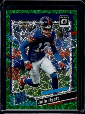 2023 Donruss Optic - Rated Rookie Jalin Hyatt #279 Green Velocity Prizm (RC) - Image 1 of 2